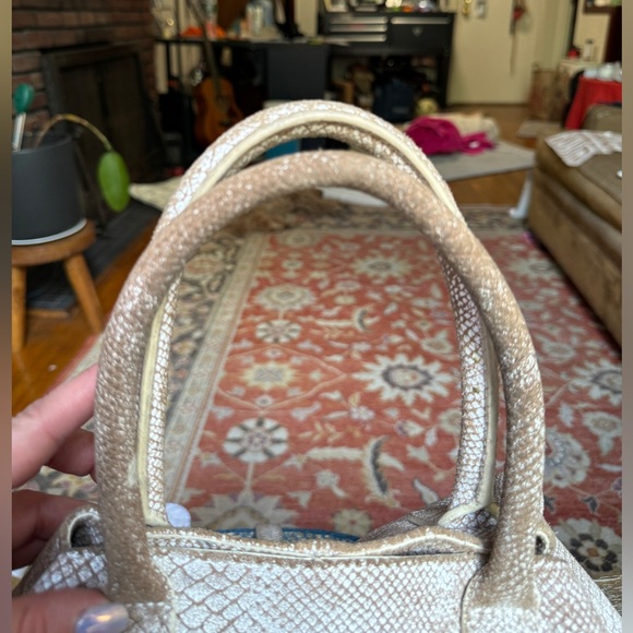 Liebskind Berlin snake embossed leather tote bag - Picture 6 of 13